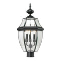 Cornerstone Black Ashford 3 Light Exterior Post Lantern