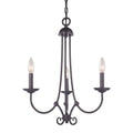 Cornerstone Williamsport 3 Light Chandelier In Oil Rubbed Bronze
