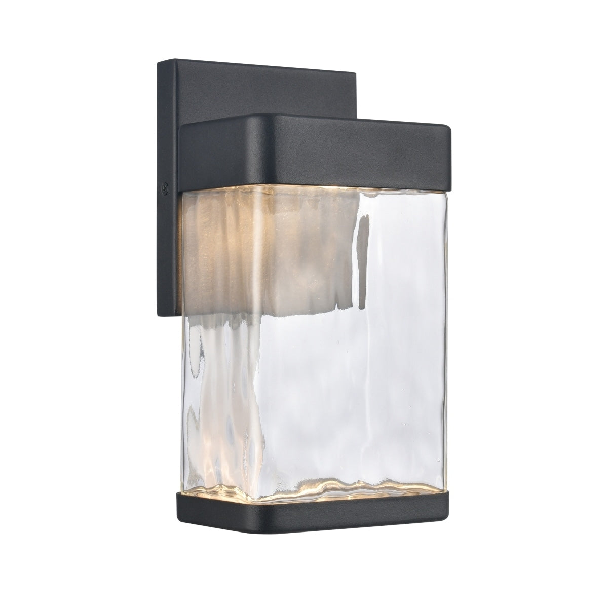 Cornice High Integrated Led Outdoor Sconce Charcoal Black