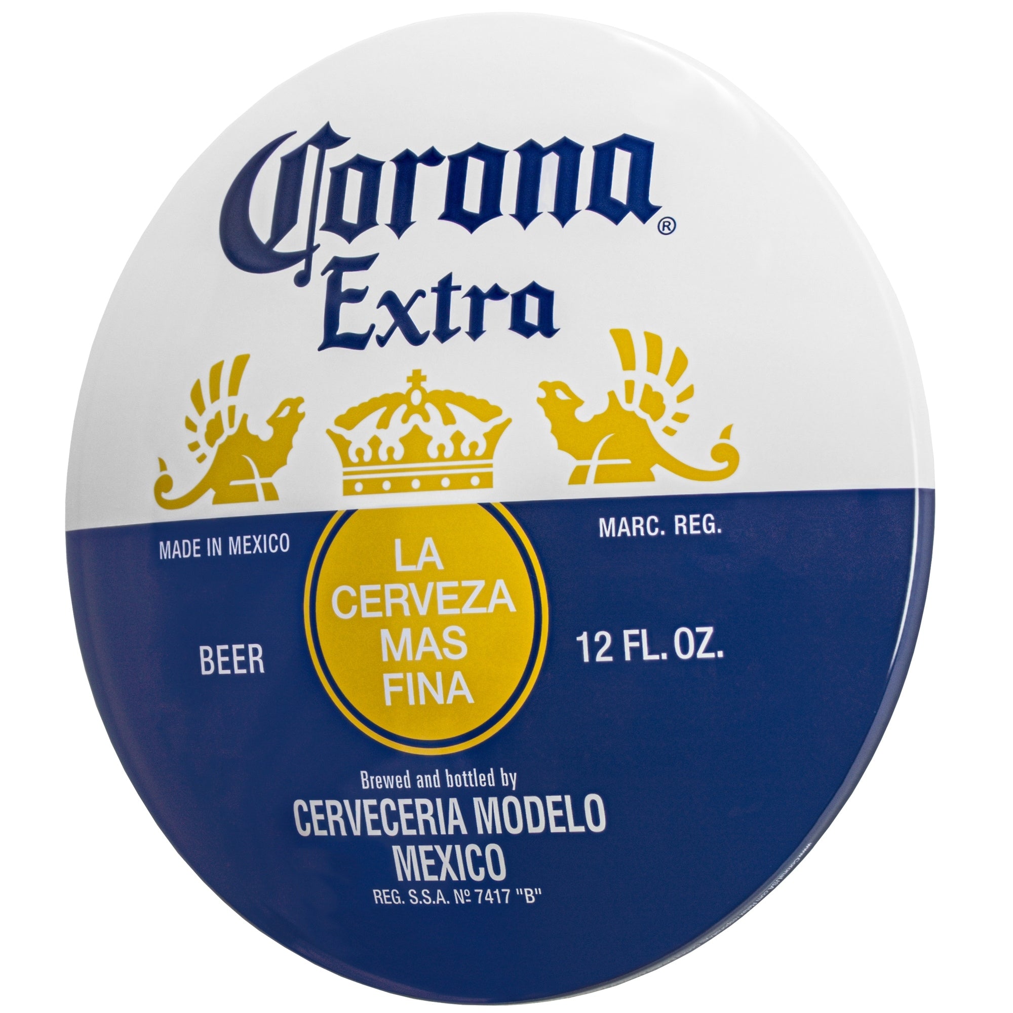 Corona Extra Dome Shaped Metal Sign Wall Decor