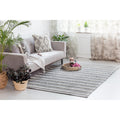 Corrina Charcoal Gray Natural Cotton Area Rug