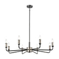 Cortlandt 8 Light Chandelier In Gray Iron