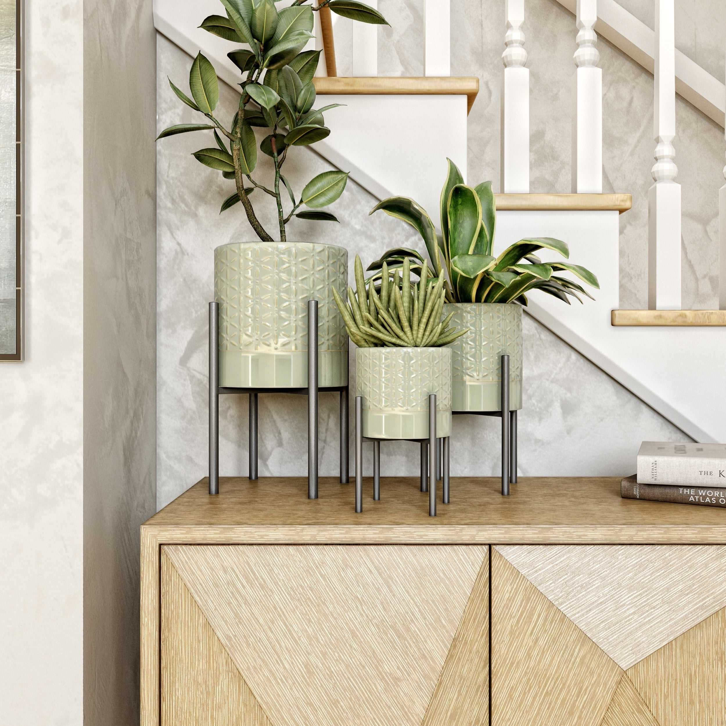 Cosima Table Top Planters Set Of 3