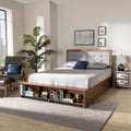 Cosma Modern Transitional 4 Drawer Full Size Platform Storage Bed