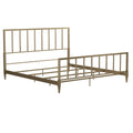 Cosmoliving By Cosmopolitan Blair Brass Metal Bed