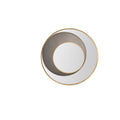 Cosmos 35.4 In Mirror Radiant Gold And Onyx By James Martin Vanities 35.375 In W X 1.625 In D X 35.375 H