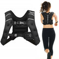 Costway 12Lbs 20Lbs Workout Weighted Vest Mesh Bag Adjustable Buckle Fitness