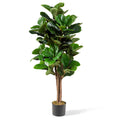 Costway 5Ft Artificial Fiddle Leaf Fig Tree Indoor Outdoor Office See Details