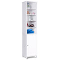 Costway 72H Bathroom Tall Floor Storage Cabinet Shelving Display See Description