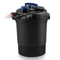 Costway Pond Pressure Bio Filter 4000Gal W 13W Uv Sterilizer Light 10000L Koi Water Black