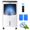 Costway Portable Air Conditioner Cooler Fan Filter Humidify Anion W Remote Control New White