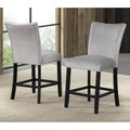 Furniture Of America Cots Grey Counter Height Chair Set Of 2