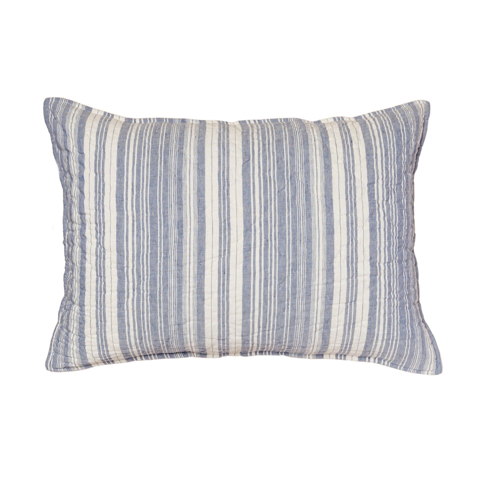 Cottage Home Abel Stripe Cotton 26 Inch Euro Sham
