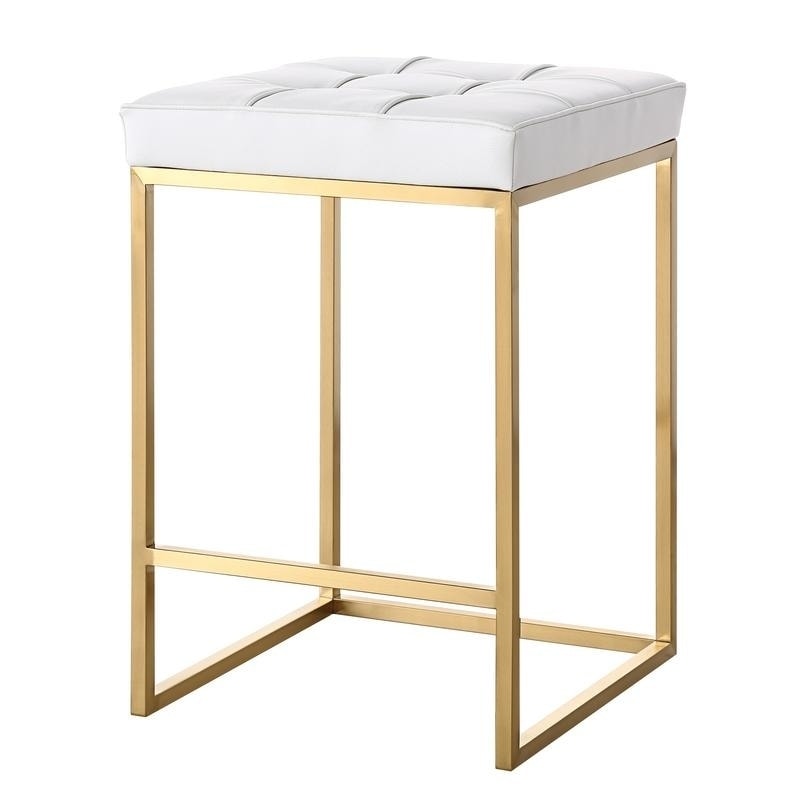 Cottman Gold Leather 26 Bar Stool N A