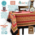 Beautiful Handmade 100 Cotton Calico Print Tablecloth Rectangle Square Round Napkins