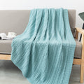 Cotton Cable Knit Throw