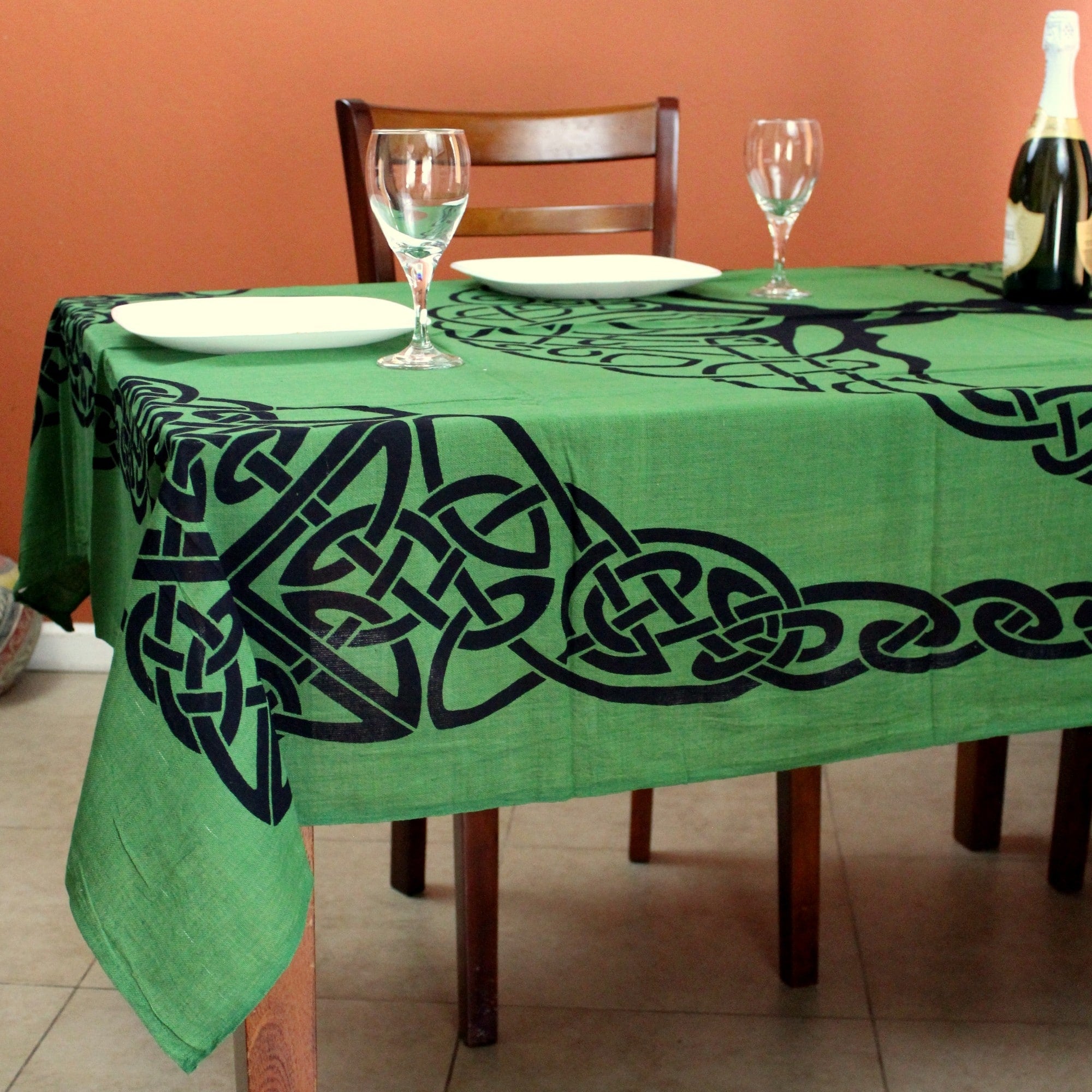 Celtic Tree Of Life Cotton Tapestry Bedspread Beach Sheet Dorm Decor With Fringes