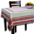 Handmade 100 Cotton Persian Block Print Tapestry Tablecloth Coverlet 70X106 Twin