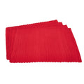Cotton Mattor Ribbed Placemat Set Of 4 Pcs