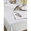 Cotton Napkins With Embroidered Design Set Of 4