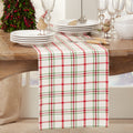 Cotton Plaid Design Runner