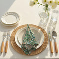 Cotton Printed Napkins With Patterns 18.0 L X 18.0 W X 0.25 H