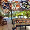 Beautiful Handmade 100 Cotton French Floral Print Tablecloth 60 Inches 72 Inch 90 Inch Round