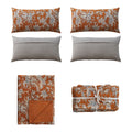 Cotton Voile Printed Bed Cover With Florals Hand Embroidered Kantha Stitch And 2 King Shams
