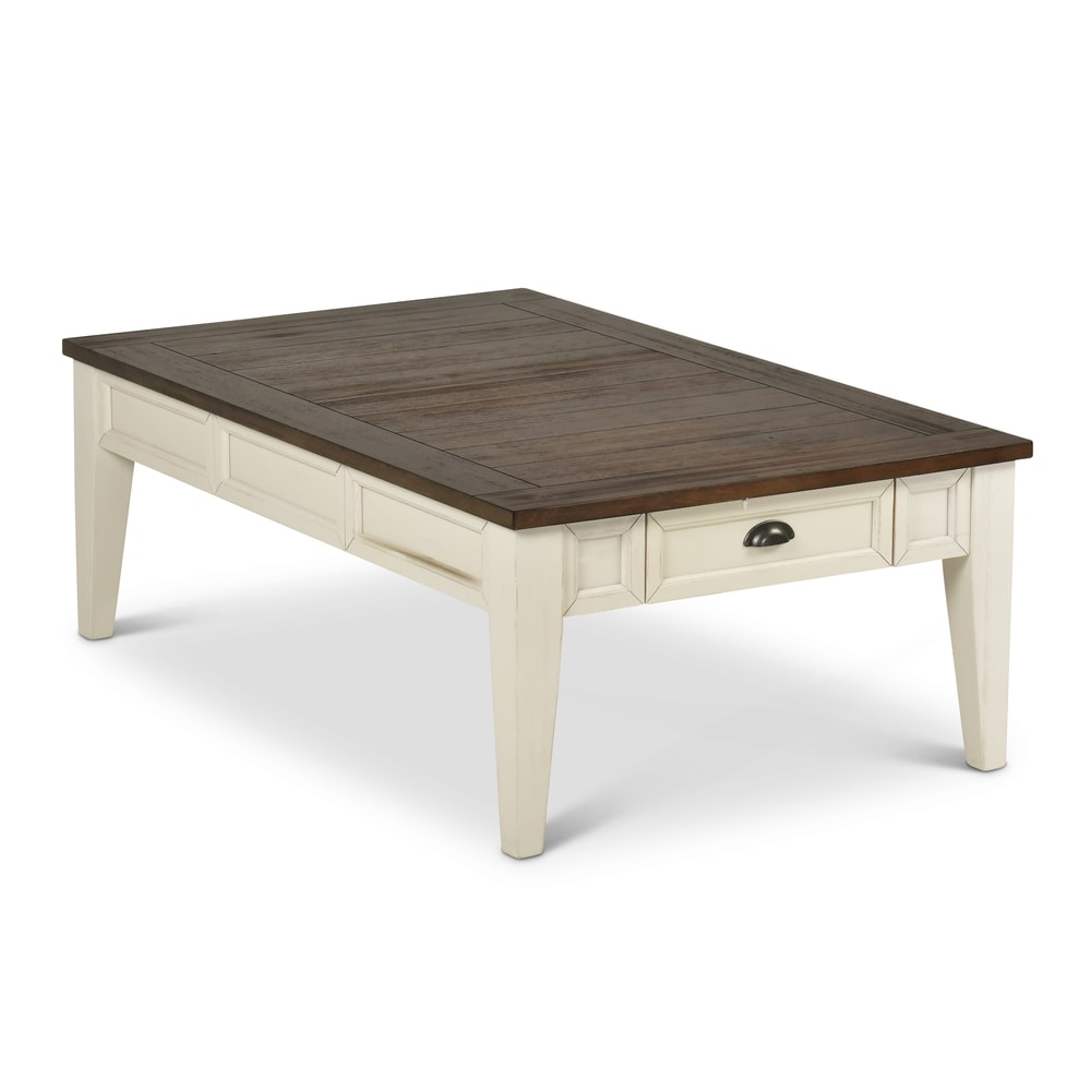 Cottonville Two Tone Coffee Table With Storage By Greyson Living