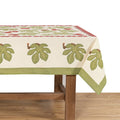 Couleur Nature Fig Red Green Square Tablecloth