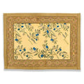 Couleur Nature Gold Blue Olive Tree Placemats Set Of 6