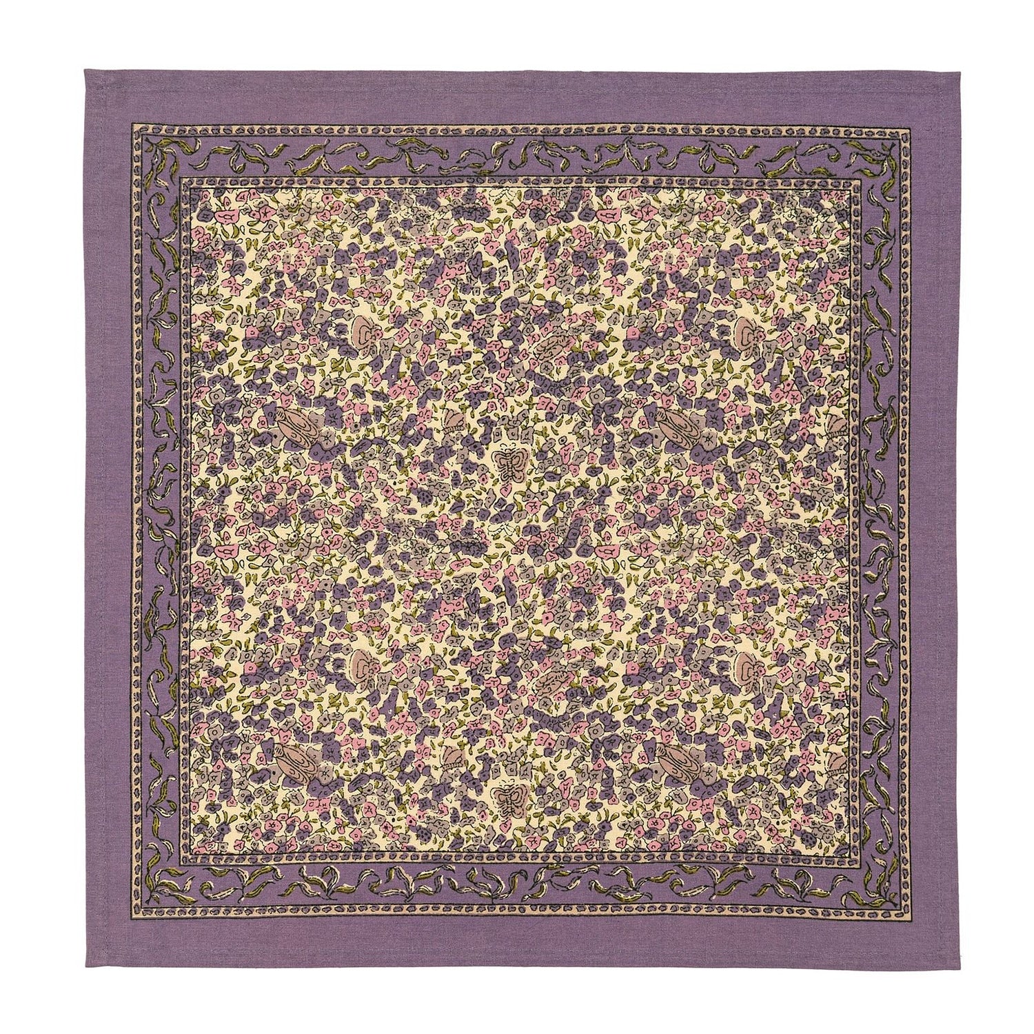 Couleur Nature Lavender Purple Napkin Set Of 6
