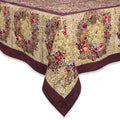 Couleur Nature Winter Garden Wreath Square Tablecloth
