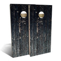 Country Living Black Plank Cornhole Set Choose Your Size