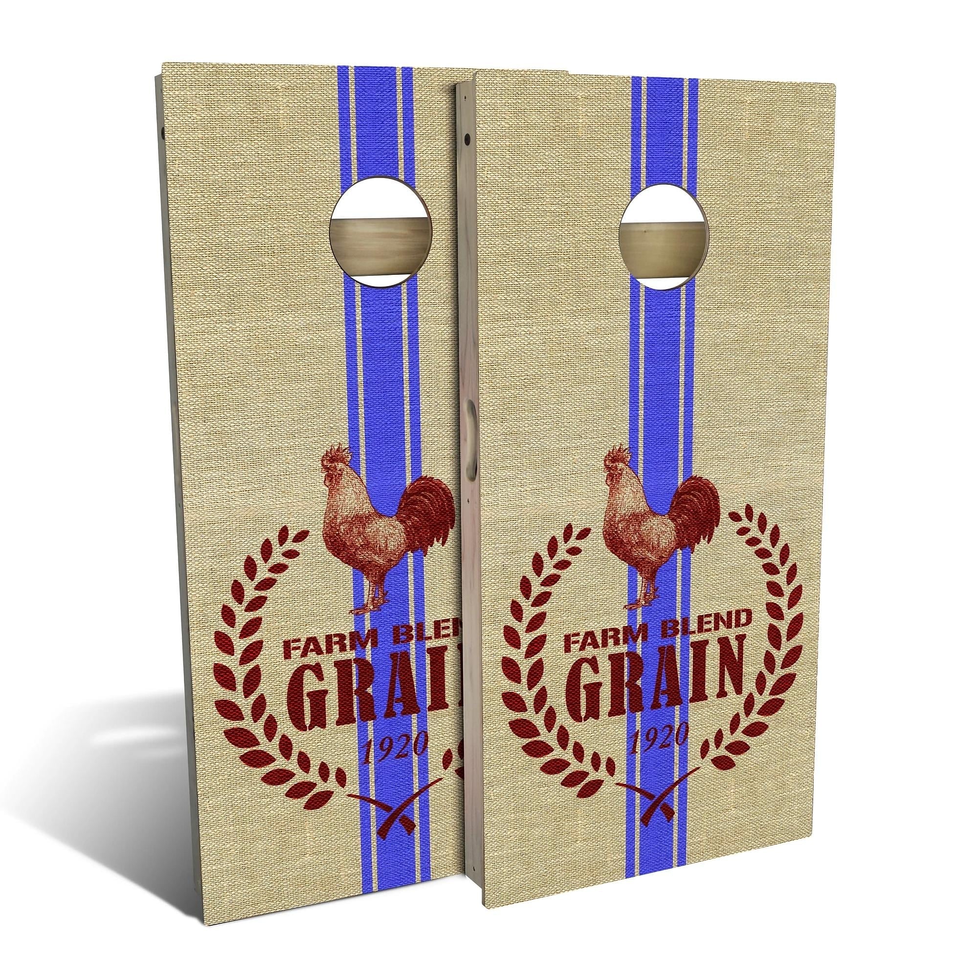Country Living Grain Sack Cornhole Set Choose Your Size
