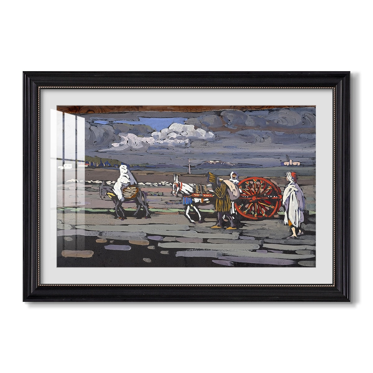 Country Road 1905 Wassily Kandinsky Custom Framed Print