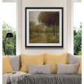 Country Road Custom Framed Print Blue White Grey Yellow Green Silver Gold