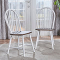 Countryside High Back Spindle Wood Dining Chair Set Of 2 By Christopher Knight Home