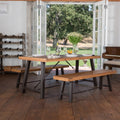 Countryside Inn 3 Piece Acacia Wood Picnic Dining Set By Christopher Knight Home