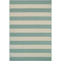 Couristan Afuera Yacht Club Pumpkin Ivory Indoor Outdoor Rug 92 X 125