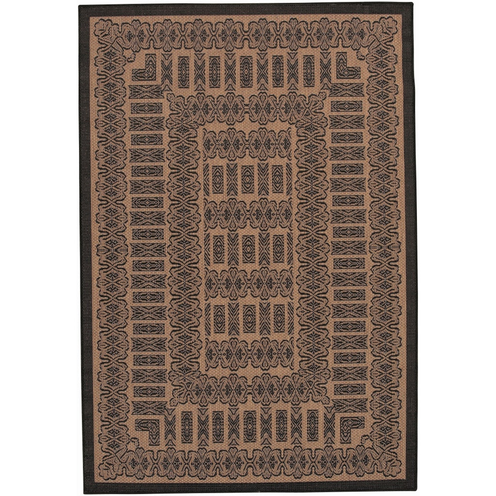 Couristan Recife Tamworth Cocoa And Black Rug 2 X 37