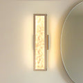 Courtney 18 Inch Champagne Gold 5Cct Led Vanity Light With Clear Water Glass