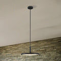 Courtney 18 Inch Textured Black 5Cct Led Convertible Pendant With Clear Water Glass