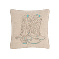 Cowboy Boots Pillow