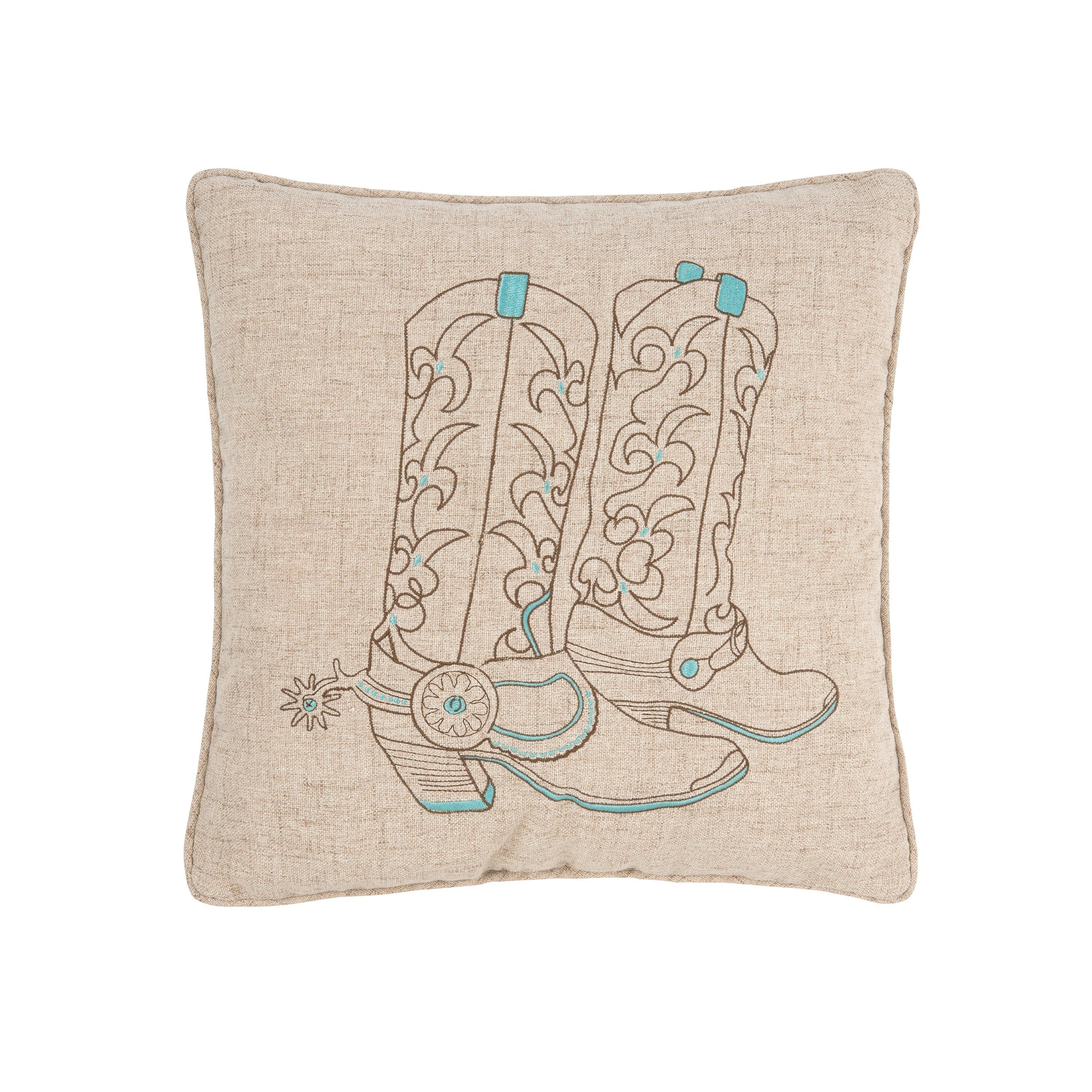 Cowboy Boots Pillow