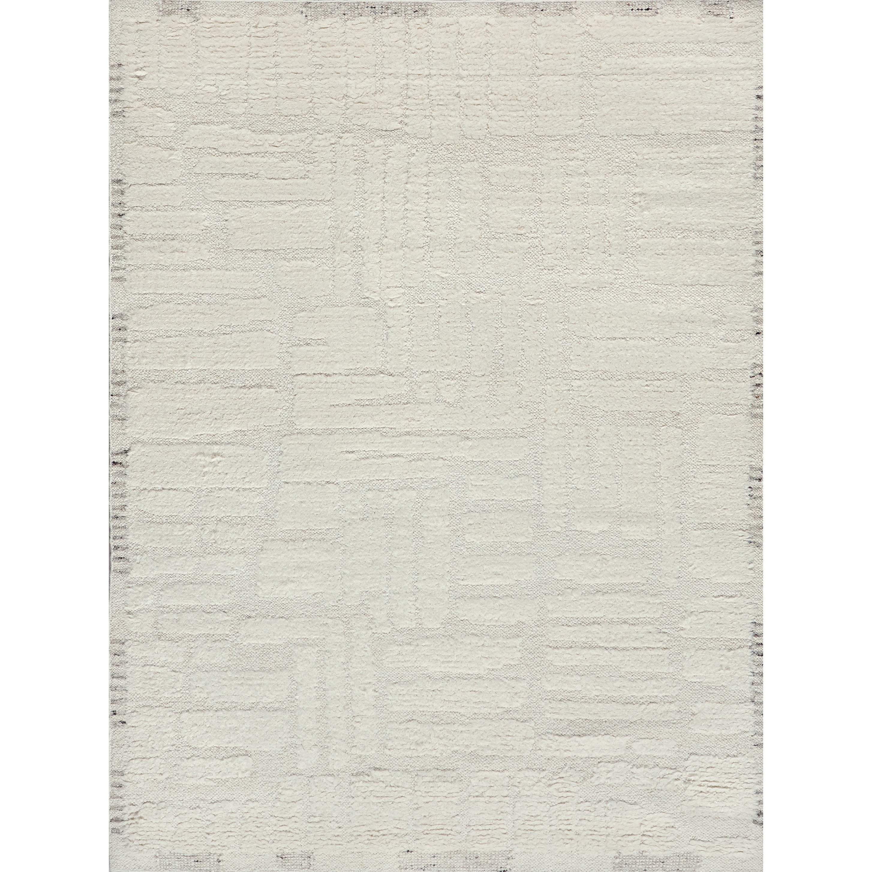 Cozi Handloomed New Zealand Wool Ivory Silver Area Rug