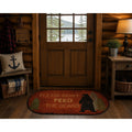 Cozy Cabin Dont Feed The Bears Accent Rug 20 X44 Oval 18 X 38