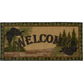 Cozy Cabin Forest Welcome Accent Rug 20 X44