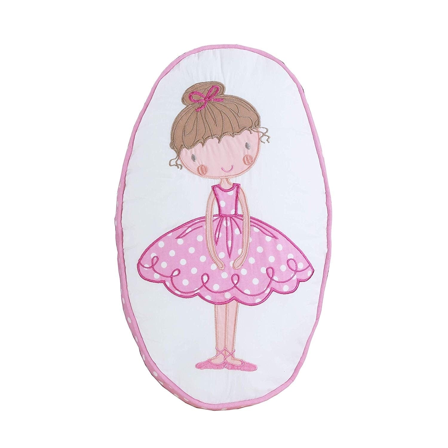 Cozy Line Ballet Dancing Girls Cotton Throw Pillow