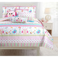 Cozy Line Home Fashions Happy Owl Reversible Quilt Set